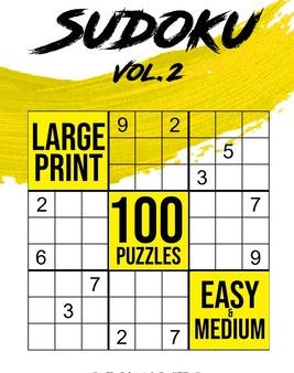 Sudoku Large Print: 100 Easy and Medium Puzzles Sale