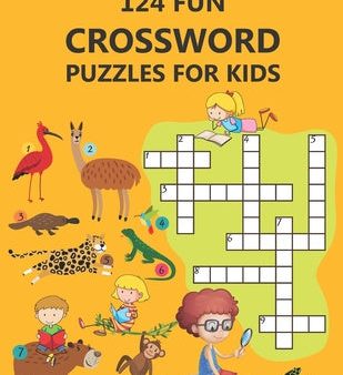 124 Fun Crossword Puzzles for Kids: First Children Crossword Puzzle Book for Kids Age 6, 7, 8, 9 and 10 and for 3rd graders, Kids Crosswords (Easy Wor Cheap