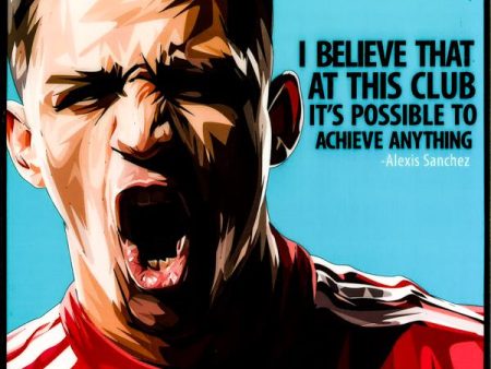 Alexis Sanchez_I Believe That At This Club Pop Art (10X10) Cheap