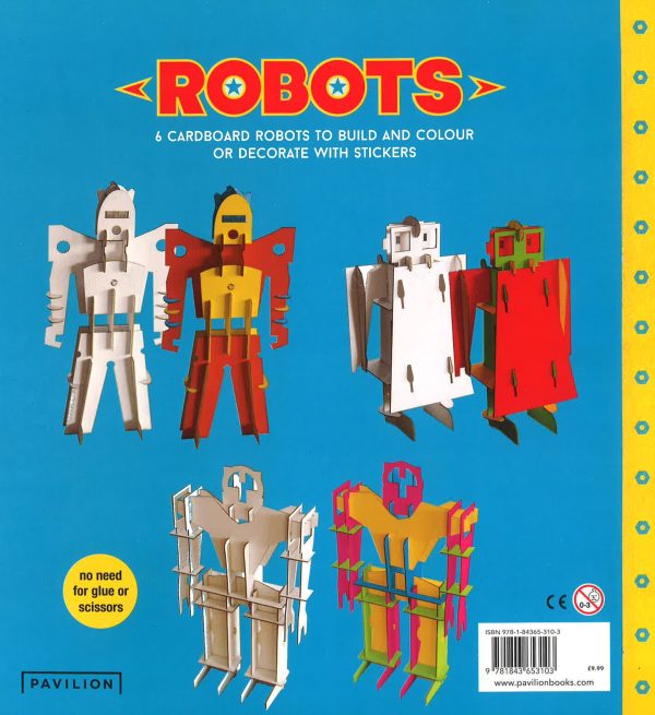 Robots To Make And Decorate: 6 Cardboard Model Robots Hot on Sale